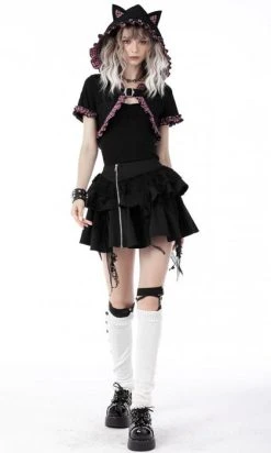 DARK IN LOVE Mesmerise | CROPPED HOODIE -Punk Rave Store BW105 4 6f7fdd3d 39b1 4e66 bae0 cd69893e7514 700x700