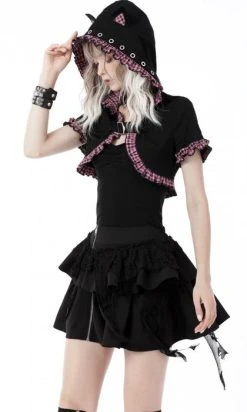 DARK IN LOVE Mesmerise | CROPPED HOODIE -Punk Rave Store BW105 8 99c7dd5f dccd 4639 a49c 793000255b9b 700x700