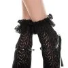 MUSIC LEGS Heart Net Ruffle Trim [Black] | ANKLE SOCKS^ -Punk Rave Store Heart Net Design Black Ankle Socks 2000x2000 d60c27f4 8d3c 44ba 8632 87b6acd4e67a 700x700