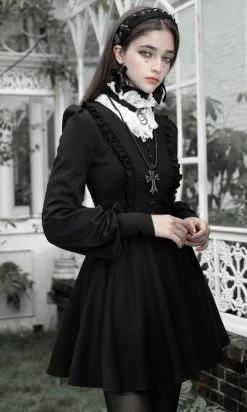 PUNK RAVE Dark Cathedral | DRESS* -Punk Rave Store OPQ 877LQF BK 5 1f29e719 7239 4e44 8835 2f7da258392a 700x700