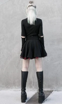 PUNK RAVE Defiance | PLEATED SKIRT -Punk Rave Store OPQ 948BQF BK RD 11 df9b9e50 74f9 4119 9254 8fdccb486014 700x700