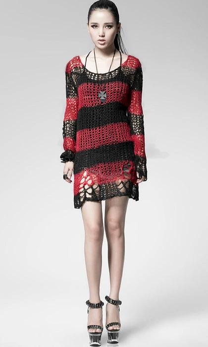 PUNK RAVE Distressed Summon | KNIT SWEATER 9 PUNK RAVE Distressed Summon | KNIT SWEATER - Image 7