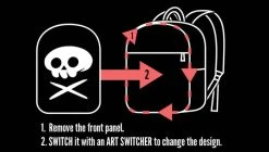 AKUMU INK We're All Mad Here | RPET BACKPACK -Punk Rave Store akumu ink were all mad here rpet backpack 9 700x700