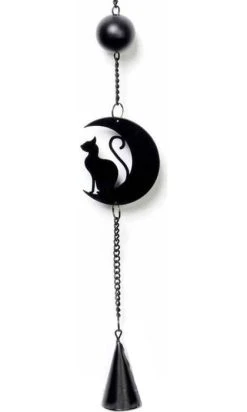 ALCHEMY GOTHIC Black Cat And Moon | HANGING DECORATION -Punk Rave Store alchemy gothic black cat and moon hanging decoration 3 0d2baaaf 7c88 491a 81b4 ca6cc80f12bf 700x700