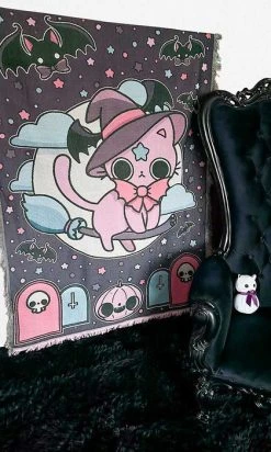 BESERK CRYPT Nekomancer [Purple/Blue] | WOVEN TAPESTRY BLANKET -Punk Rave Store beserk crypt nekomancer tapestry 02 c6c5012f 9be9 48de 84fe 62ab28eb63da 700x700