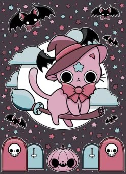 BESERK CRYPT Nekomancer [Purple/Blue] | WOVEN TAPESTRY BLANKET -Punk Rave Store beserk crypt nekomancer tapestry 06 8a88c0df 9771 4206 892f 76aba77a85b8 700x700