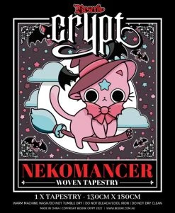 BESERK CRYPT Nekomancer [Purple/Blue] | WOVEN TAPESTRY BLANKET -Punk Rave Store beserk crypt nekomancer tapestry 07 94661989 4857 4b1c 9315 bd07eab7da30 700x700