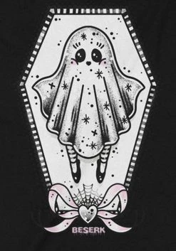 BESERK CLOTHING Spoopy Spirit | FITTED T-SHIRT -Punk Rave Store beserk ghost ladies fitted t shirt 228a5db0 575d 4e98 8492 396bf5d3a4de 700x700