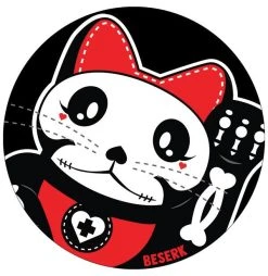 BESERK CLOTHING Maneki | ROUND VINYL STICKER -Punk Rave Store beserk maneki sticker 6e629607 b579 4cef bad4 8e5cf95b0636 700x700