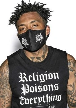 BLACKCRAFT BCC Goat | FACE MASK** -Punk Rave Store blackcraft goat face mask 2 6241e505 e421 4a71 b2c1 a1cd2d2cd3fd 700x700