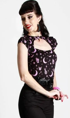 BONSAI KITTEN Black Magic | PEEPHOLE TOP* -Punk Rave Store bonsai kitten black magic peephole short sleeves top 2 a9ad85bd 203d 41e0 8aa8 4b76d5c6f49d 700x700