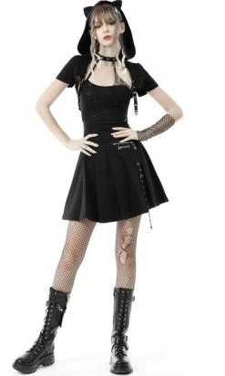DARK IN LOVE Black Cat | CROPPED HOODIE -Punk Rave Store dark in love cool cat tail cape 3 5a34334c 9a8c 4afd bfcd 4eb09b0d0335 700x700
