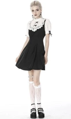 DARK IN LOVE Doll | MIDI DRESS* -Punk Rave Store dark in love doll midi dress 6 ec577914 c3fa 4fba a3a0 0d55f8816318 700x700