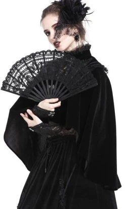 DARK IN LOVE Gothic Black Lace | FAN -Punk Rave Store dark in love gothic black lace fan 4 0581a471 7fa1 437e 81dd d9e45e4f251c 700x700