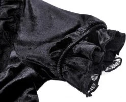 DARK IN LOVE Rosaline | VELVET TOP -Punk Rave Store dark in love gothic frilly velvet top 14 5721f4d4 30c7 4c49 8eab fd682594b098 700x700