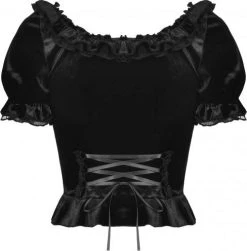 DARK IN LOVE Rosaline | VELVET TOP -Punk Rave Store dark in love gothic frilly velvet top 19 4580e121 b169 41a4 94a8 8516c6c4f4a9 700x700