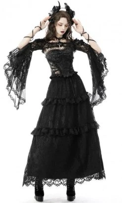 DARK IN LOVE Shadow Temptress | BELL SLEEVE TOP* -Punk Rave Store dark in love mesh bell lace cape 5 825b0800 7d84 4f0b 854e 0ef9a9dcefe9 700x700