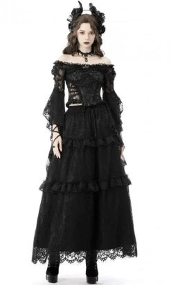 DARK IN LOVE Shadow Temptress | BELL SLEEVE TOP* -Punk Rave Store dark in love mesh bell lace cape 9 c0b70d30 c7bc 4126 a576 91ab10efde7a 700x700