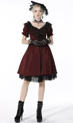 DARK IN LOVE Victoria [Red] | RUFFLE DRESS* -Punk Rave Store dark in love victoria red ruffle dress 4 688f964e 236c 4973 914e c515e5f4ac15 700x700