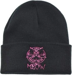 DARKSIDE CLOTHING Kitten Meow 666 | BEANIE
