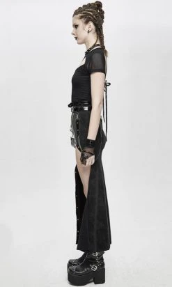DEVIL FASHION Punk Strapped | LONG SKIRT` -Punk Rave Store devil fashion punk strapped long skirt 6 700x700