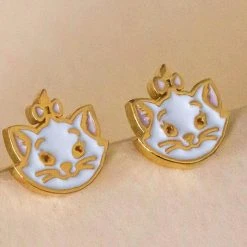 DISNEY X SHORT STORY Disney Marie | EARRINGS -Punk Rave Store disney x short story disney marie epoxy earring 2 fd8a9744 907d 444c 91cc aacbf2c8d2f2 700x700