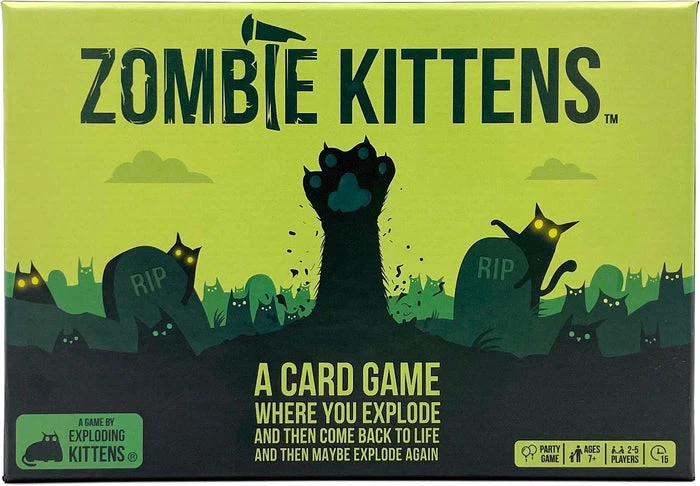 EXPLODING KITTENS Zombie Kittens | PARTY GAME 4 EXPLODING KITTENS Zombie Kittens | PARTY GAME - Image 2
