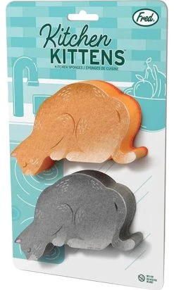 FRED HOMEWARES Kitchen Kittens | SPONGES [Set Of 2]