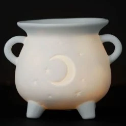 GOTHIC GIFTS White Mystical Moon | CAULDRON OIL BURNER* -Punk Rave Store gothic gifts white mystical moon cauldron oil burner 2 58c2d7d3 dee3 440e 85b1 c0177bf6bea8 700x700
