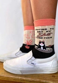 GROOVY THINGS Trying Cat | CREW SOCKS -Punk Rave Store groovy things trying cat crew socks ladies 3 56e91c6c 2181 48b7 9c24 6fc27c5d582c 700x700