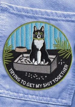 GROOVY THINGS Trying Cat | PATCH -Punk Rave Store groovy things trying cat patch 2 56f9a42a 28f6 46c1 8995 29e23dbbfe07 700x700