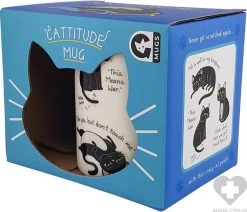 GINGER FOX Cattitude | MUG -Punk Rave Store homewares cattitude mug 01 700x700