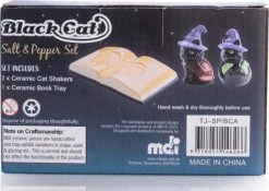 HOMEWARES Black Cats | SALT & PEPPER SET -Punk Rave Store homewares flavour mates black cats salt pepper set 6 090da26c 3340 47aa ac8b 66d9da6c688a 700x700