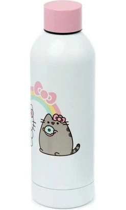 HOMEWARES Hello Kitty & Pusheen | STAINLESS STEEL THERMAL BOTTLE -Punk Rave Store homewares hello kitty pusheen stainless steel thermal bottle 3 74460e7f 8312 4ba9 918f 2351f6a15740 700x700