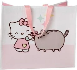HOMEWARES Hello Kitty & Pusheen | THE CAT REUSABLE SHOPPING BAG -Punk Rave Store homewares hello kitty pusheen the cat reusable shopping bag 8 aef6e739 95c1 45c6 90c9 4b13739169be 700x700