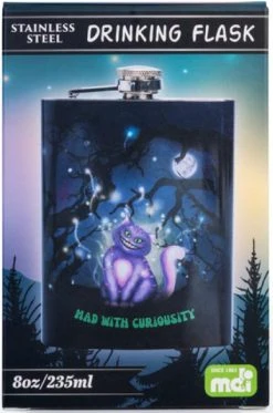 HOMEWARES Mad Cat | METAL FLASK* -Punk Rave Store homewares mad cat metal flask 4 d853db51 e152 4212 bab3 e24a2acd4de1 700x700