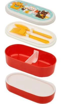 HOMEWARES Maneki Neko Lucky Cat | BENTO LUNCH BOX [with Fork & Spoon] -Punk Rave Store homewares maneki neko lucky cat bento lunch box with fork spoon 2 8911774b bc97 4886 b2f5 e2f4b409985e 700x700
