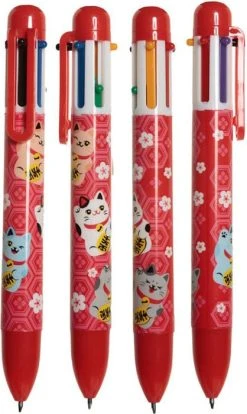 HOMEWARES Maneki Neko Lucky Cat | MULTI COLOUR PEN -Punk Rave Store homewares maneki neko lucky cat multi colour pen 2 aa0a18c7 ca4b 4dc5 985e fc0ed0b27af1 700x700