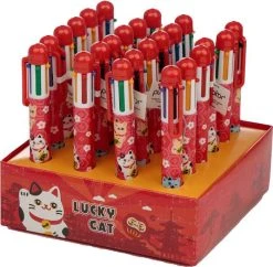 HOMEWARES Maneki Neko Lucky Cat | MULTI COLOUR PEN -Punk Rave Store homewares maneki neko lucky cat multi colour pen 3 866a6c7a a480 40d8 a1c7 ead6c605643c 700x700
