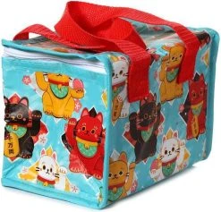 HOMEWARES Maneki Neko Lucky Cat | LUNCH BAG -Punk Rave Store homewares rpet reusable lunch bag 2 d94e30d1 82bc 41d7 b5b0 89607051cc27 700x700