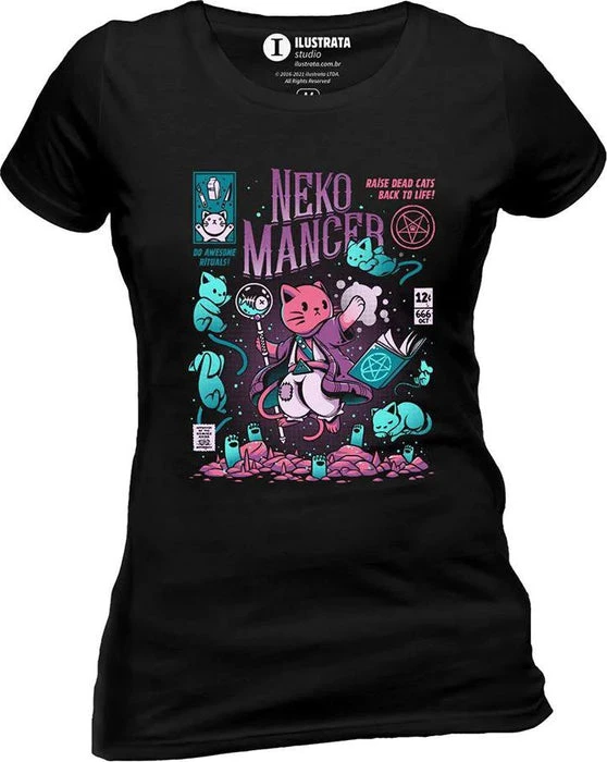 ILUSTRATA Nekomancer | FITTED T-SHIRT 3 ILUSTRATA Nekomancer | FITTED T-SHIRT