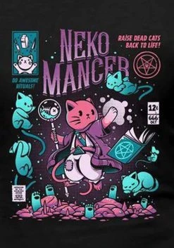 ILUSTRATA Nekomancer | FITTED T-SHIRT 7 ILUSTRATA Nekomancer | FITTED T-SHIRT -Punk Rave Store ilustrata nekomancer t shirt 2 700x700