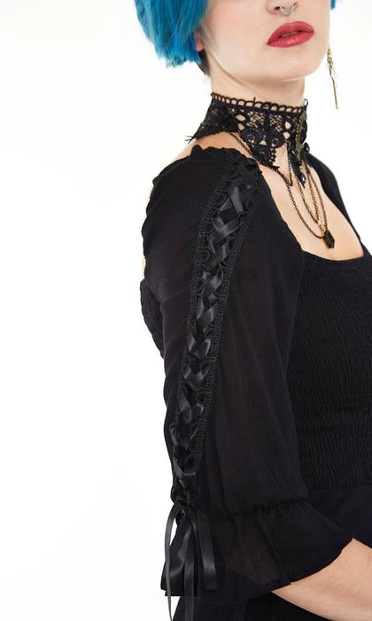 JAWBREAKER Smocked Satin Ribbon | FLARE DRESS** 6 JAWBREAKER Smocked Satin Ribbon | FLARE DRESS** - Image 4