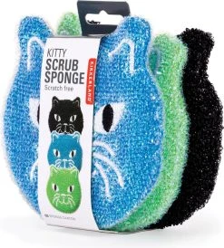 KIKKERLAND Kitty | SCRUB SPONGE SET -Punk Rave Store kikkerland cat sponges set 6 08bbf69c c122 48d9 ac62 95d76bf75dda 700x700