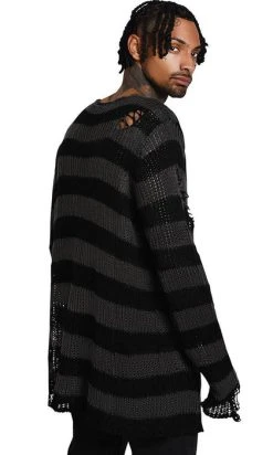 KILLSTAR Ash Distress | KNIT SWEATER -Punk Rave Store killstar ash distress knit sweater 5 445e5935 209c 496a 9cdb 1c85472eff12 700x700