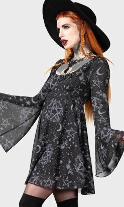 KILLSTAR Astral Willow | DRESS 19 KILLSTAR Astral Willow | DRESS -Punk Rave Store killstar astral willow dress 4 700x700