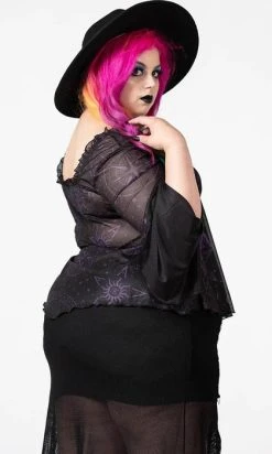 KILLSTAR Astromancy Mesh | LONG SLEEVE TOP* -Punk Rave Store killstar astromancy mesh long sleeve top 8 47705737 e474 4a27 b6de 3f649c8d4881 700x700