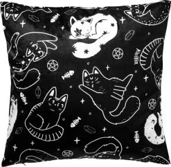 KILLSTAR Catnap | CUSHION COVER -Punk Rave Store killstar catnap cushion cover 1 4dc5d6f5 f7bc 4940 b419 c84c1635b246 700x700