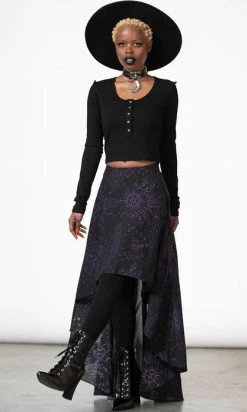 KILLSTAR Corene Chiffon | MAXI SKIRT -Punk Rave Store killstar corene chiffon maxi skirt 2 9918a4c9 5ff1 49af 8bac 7132b2816b56 700x700