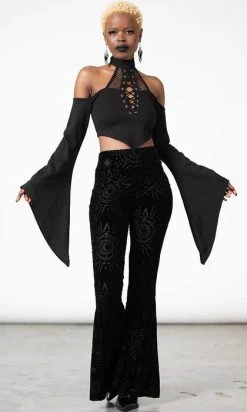 KILLSTAR Evil Eye Burnout | BELL BOTTOM* -Punk Rave Store killstar evil eye burnout bell bottom 3 410867aa bf61 4176 a362 b884e03099f7 700x700